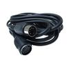 Par macho de línea MIDI línea de bus DIN de 5 pines Cable de extensión MIDI 1/2/3 m Línea de audio MIDI