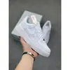 Zapatos Putian AF1 Air Force One Día de San Valentín Gancho Blanco Unisex Casual Pareja Campus Versátil Zapatillas Deportivas para Aumentar la Altura