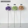 Flor de Hortensia Coreana Caramelo Flor Falsa Arreglo Floral Decoración Guía de Camino de Boda Arte Floral Decorativo Ramo de Hortensias Artificiales