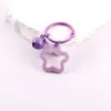 Campanitas decorativas transparentes de colores, muñecas de cuentas hechas a mano para DIY, anillos para libros, llaveros, colgantes y accesorios de pentagrama