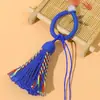Chaveiro de Borla de Algodão Estilo Xizang 5cm Acessórios para Roupas Pequeno Pingente de Borla Acessórios para Joias DIY Ornamento para Pendurar