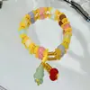 Pulsera de Bambú Explosivo con Esmalte Estilo Étnico Pulsera Antigua de Hada para Novia Diseño de Nicho Pulsera de Calabaza Pulsera