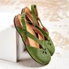 Comercio Exterior Venta Caliente Amazon Wish2020 Moda 43 Verano Simples y Elegantes Sandalias Planas para Mujer con Espalda Descubierta