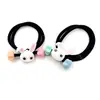 Bandas de Goma Gruesas Japonesas y Coreanas Ojos que Giran Anillos de Pelo de Animal Cuerda para Atar el Cabello de Dibujos Animados Accesorios para el Cabello de Lazo