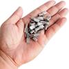 60 clavos para estante metal de alta calidad 5 mm pasador para estante fijación de gabinete clip de marco clavo de soporte estantería armario soporte