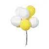 Insertos de Globo de Plástico de Colores Macaron, Globos Pequeños de Colores, Repostería de Postres, Adornos de Decoración para Pasteles de Cumpleaños