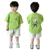 Camiseta de Algodón Puro Elegante para Niños para el Verano 2026, Nueva Prenda de Manga Corta de Moda para Niños
