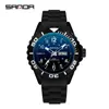 Sanda 1053 Aliexpress Estilo Ins Relógio de Quartzo para Estudantes Masculinos e Femininos À Prova d'Água Personalizado Criativo Produtos de Performance Fornecimento Direto