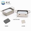ZUFFA zhufa - Puerta de armario de acero inoxidable con fuerte dispositivo de rebote de succión magnética, hebilla magnética de PU, accesorios de hardware para muebles