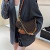 Bolso Bandolera de Hombro Único de Lujo Ligero Nicho de Alta Gama para Mujer 2025 Nuevo Nicho Retro Estampado Bolso Dumpling de Axila
