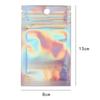 Filme Laser Yin e Yang Saco de Ossos Cor Mágica Translúcido Zíper Alumínio Auto-selante Saco Saco de Embalagem capa de celular diy Saco de Ossos