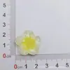 Parche de Resina de Flor de Cinco Pétalos DIY para Funda de Teléfono Decoración de Zapatos Accesorio para Pasador Flor de Resina Hecha a Mano