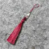 Franja de Borla Multicor Contas de Jade Sintético Estilo Antigo Pequena Bolsa de Borla Caixa de Presente Acessórios Hanfu Fábrica de Origem Atacado em Estoque