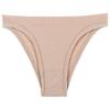 Fio Dental Feminino Sem Costura Sexy Elástico Esportivo Calcinha Fio Dental Feminina Europeia e Americana Cor Pura Confortável Cintura Baixa Tamanho Grande