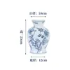 Nuevos Adornos de Cerámica Estilo Chino Retro para Entrada Sala de Estar Mesa de Comedor Florero Creativo Botella Decorativa de Porcelana Estilo Chino