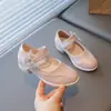 Zapatos de tacón alto Mary Jane de moda y elegantes para niñas 2026 Nuevos zapatos de actuación para niños mayores Primavera y Otoño Zapatos de cuero de princesa con estilo