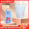 Porta-Canetas Vertical Ins Estilo Japonês, Estojo Dobrável para Lápis de Estudante, Porta-Canetas de Armazenamento de Material Escolar com Zíper de Alta Capacidade