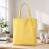 Bolsa Tote de Lona Grossa Personalizada para Homens e Mulheres, Bolsa de Ombro Único para o Trabalho e Deslocamento, Bolsa de Presente Feita Sob Medida para Lojas de Empresa e Eventos