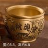Olla Baifu latón olla de arroz artesanías cornucopia lucky Taza Baifu Taza de té escritorio cinco emperadores adornos de lingotes de oro