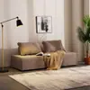 Sofá perezoso, sofá de tofu, combinación de bloque, apartamento de tamaño pequeño, estilo italiano, dormitorio individual de ocio simple, estilo rojo neto