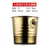 Balde de gelo espesso de aço inoxidável, suprimentos para bar KTV, balde de champanhe, recipiente comercial para cubos de gelo, balde de cerveja criativo