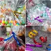 Saco de celofane transparente para violoncelo, sacola de presente de festa, saco para biscoito, doce, sobremesa, lanche, bolso plano OPP 100