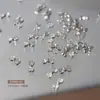 Acessórios para Nail Art de Zircônia Mini Laço Luz Piscante Luxo Pequeno Laço de Amor Prata Acessórios para Unhas Atacado