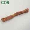 Cuerda de Algodón de Color de 3 mm para Manualidades Trenzado Hecho a Mano Hilo de Algodón Grueso Fino Suave Cuerda para Tapicería 10m/50m/100m No