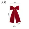 [Set] Tela de terciopelo rojo lazo tridimensional decoración navideña adorno para árbol de Navidad decoración colgante