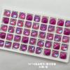Taladro de uñas transfronterizo joyería red-hot cuadrado grueso superficie de flor de bauhinia taladro de producto alto taladro de uña taladro de cristal taladro moca fábrica al por mayor