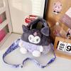 Bolsa de peluche al por mayor de fábrica juguete kulomi bolsa cruzada oso de fresa juguete de peluche bolso de mano japonés Sanrio