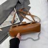 Bolsas Retro de Design de Nicho 2026 Novo Modelo Bolsas Femininas Versátil Bolsa Transversal Corrente no Ombro Sob o Braço Pequena Bolsa Quadrada