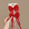 Pinza de Malla para el Cabello con Lazo y Borla de Hada Súper Niños Niñas Trenza Retorcida Accesorios para el Cabello de Media Cola de Caballo Personalización