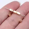 2.9x 2.9x 5.2mm 0.2g accesorios DIY multicolor cuentas de tira geométrica con agujero pequeño cuentas espaciadoras