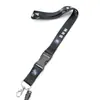 Lanyard para Teléfono Móvil de Rendimiento de Coche Modificado Colgante Metálico de Coche Colgante de Correa de Muñeca de Tela Bordada