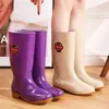 Protección Laboral Rey 43 Extra Grande Botas de Lluvia Altas para Mujer Suela Oxford Antideslizante Zapatos de Goma de Trabajo Impermeables para Cocina Resistentes al Desgaste Zapatos de Agua