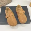 Zapatos Birkenstock 2026 Zapatos Individuales Retro para Mujer Nuevos Planos de Cobertura Total Slip-On Estilo Japonés de Primavera