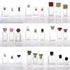 Botellas de perfume de vidrio transparente al por mayor, 30 ml, botellas de muestra con atomizador cosmético, botellas dispensadoras de aceite esencial de perfume, empaque de productos químicos de uso diario