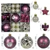 Novas Bolas de Natal Transfronteiriças, Bolas de Decoração de Natal, 35 Peças Coloridas Galvanizadas, Decorações para Árvore de Natal, Enfeites Pendurados Fabricante