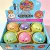 Juguete Squishy de Reno Navideño Transfronterizo con Purpurina, Gadget para Aliviar el Estrés, Juguete Lindo de Mascota Descompresor de Rebote Lento
