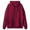 Sudadera con capucha y cuello redondo de algodón de imitación de 260G con texto impreso personalizado, sudadera con capucha de otoño para el trabajo, se puede añadir con bordado de logotipo