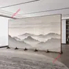 Biombo moderno de estilo chino simple para sala de estar, entrada, oficina, hotel, ventilador eléctrico plegable