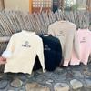 [en stock] Camiseta interior para niño invierno nuevo niña bebé estilo occidental ropa infantil otoño e invierno ropa de invierno