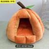 Nido de calabaza para mascotas, universal, cerrado, cálido, para las cuatro estaciones, extraíble y lavable, para perros pequeños