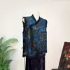 Chaleco de encaje con diseño de estilo chino nuevo Zhi Li, nuevo modelo de principios de otoño 2026, chaleco tradicional chino de cuello alto para mujer