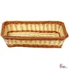 Caja de regalo maceta marco cesta cesta de bambú tejida cesta de bambú simple cesta cesta de bambú bolsa soporte de exhibición cesta pequeña plato comida churros.