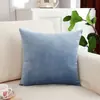 Almofada de Veludo Grande para Encosto de Sofá Escritório Encosto Casa Quarto Mesinha de Cabeceira Encosto Almofada Quadrada Almofada