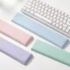 Apoio de pulso para teclado de computador, suporte de pulso para escritório, combinação de couro e placa rígida ABS à prova d'água, apoio para teclado, apoio de pulso, almofada de pulso