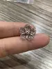 Gran Venta Zhongxing Accesorios para Joyería DIY Chapado en Cobre Oro de 14K Tapa de Flor Hebilla de Cierre Gancho para Oreja Tapones para Oreja Accesorios Al Por Mayor