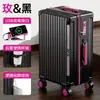 Maleta Nueva 2025 para Mujer, Maleta de Viaje de Aspecto Elegante 28 pulgadas Maleta 20 pulgadas de Cabina Estuche Denso de Cuero, Duradera